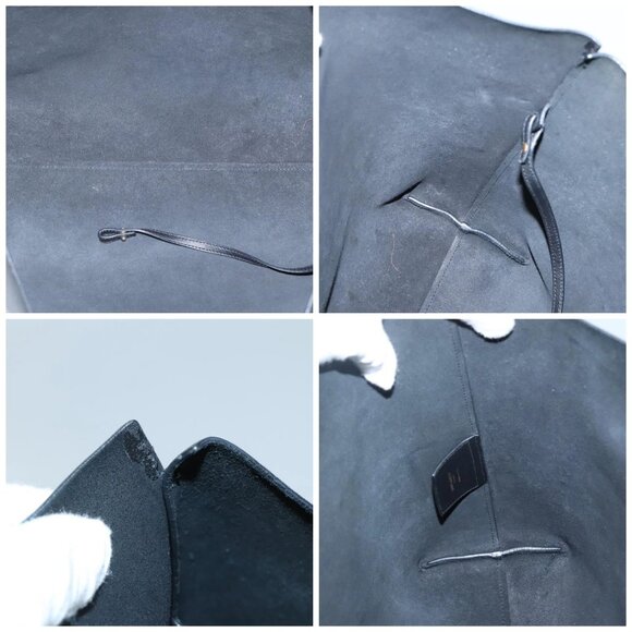 SAINT LAURENT Tote Bag Leather Black Auth 139838 - Picture 16 of 16